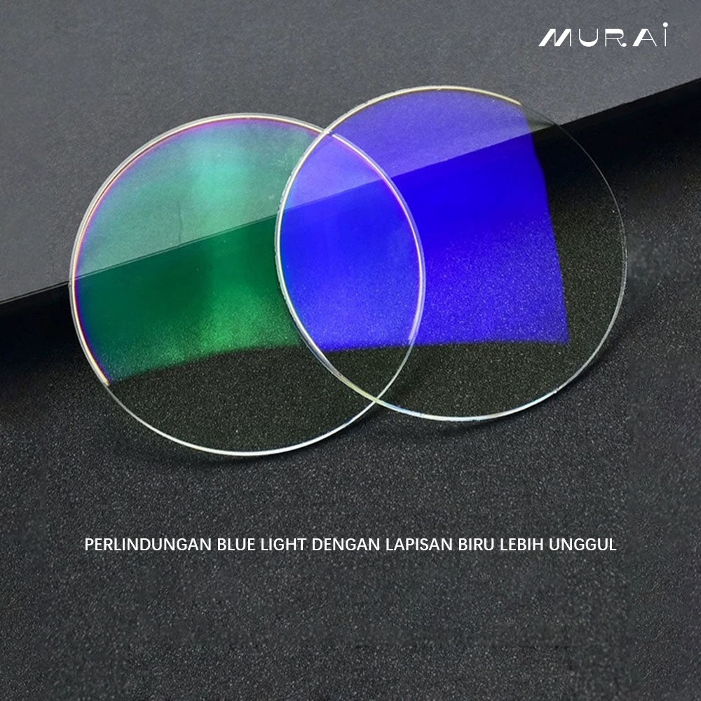 Murai Lensa Kacamata Aqua Drive Anti Embun Anti Silau Lampu Kendaraan Anti Radiasi Gadget Komputer Anti UV420 Lensa