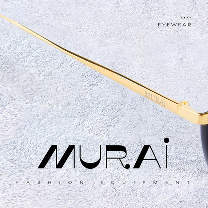 MURAI Merek Jepang Kacamata Hitam Wanita Terbaru Kacamata Wanita Aviation HD Polarized Anti Silau Cahaya Matahari MR7604 - 2 Black - Brown lenses