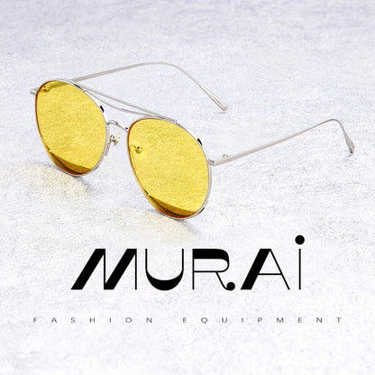 MURAI Merek Jepang Kacamata Hitam Anti Silau Sunglasses Pria Wanita Terbaru – Fashion Mewah Anti Silau Fashion Pria Wanita Unisex kacamata yang pakai di malam RM7606 - 2 Pink