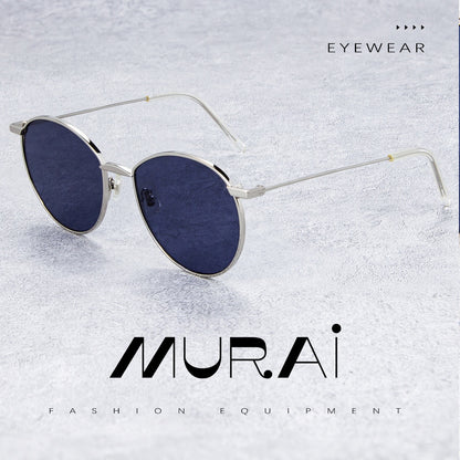 MURAI Merek Jepang Kacamata Hitam Unisex Wanita anti radiasi high quality material Wanita Aviation HD Polarized Anti Silau Cahaya Matahari Wanita Terbaru Kacamata Ringan Nyaman Seharian MR7609 - 2 Yellow（night Visio）kacamata yang pakai di malam