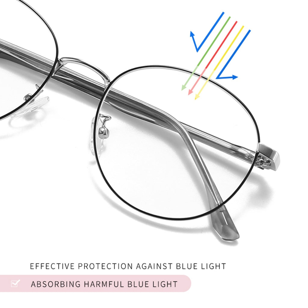 MURAI Merek Jepang Antiradiasi Blueray Free 1 Clip on Polarized Kotak Pria Frame Kacamata Bisa Minus 7007 - 3 Black - Blue clip