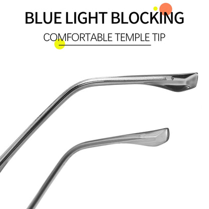 MURAI Merek Jepang Antiradiasi Blueray Free 1 Clip on Polarized Kotak Pria Frame Kacamata Bisa Minus 7007 - 1 Black - Gold colour