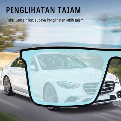 MURAI Merek Jepang Kacamata Hitam Rectangular Polarized SQUARE FRAME Sunglasses Unisex Retro Pilot Shades Driving Protection RC009A - 3 Light blue