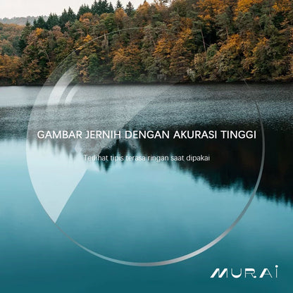 Murai Lensa Kacamata Aqua Drive Anti Embun Anti Silau Lampu Kendaraan Anti Radiasi Gadget Komputer Anti UV420 Lensa