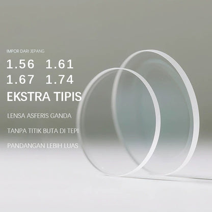 Murai Lensa Kacamata Aqua Drive Anti Embun Anti Silau Lampu Kendaraan Anti Radiasi Gadget Komputer Anti UV420 Lensa